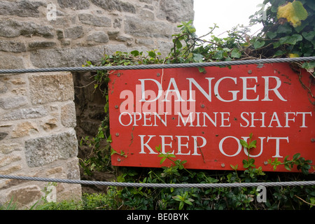 Cornish tine Mine, papule Trewavas près de Porthleven Banque D'Images