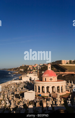 États-unis d'Amérique, des Caraïbes, de Puerto Rico, San Juan, Vieille Ville, Santa Maria Magdalena de Pazzis Cemetery Banque D'Images