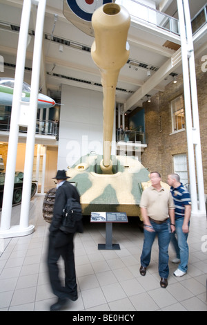 Un allemand Jagdpanther tank buster dans l'Imperial War Museum, Lambeth, Londres, Angleterre. Banque D'Images