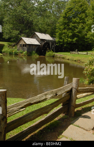 Mabry Mill, Virginia est est un devoir-voir le long de la Blue Ridge Parkway. Banque D'Images