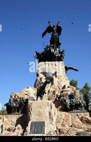 Mendoza : l'indépendance de l'armée des Andes Memorial Banque D'Images