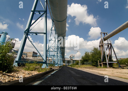 Tuyaux dans la création de la turbine à gaz National (NGTE Pyestock) qui a été utilisé pour concevoir et développer des moteurs à réaction et de l'éolienne Banque D'Images