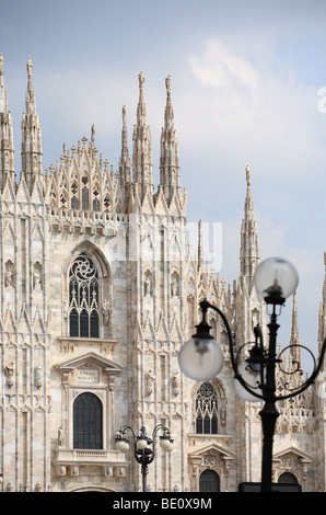 Le duomo ou cathédrale de Milan, Italie, Europe Banque D'Images