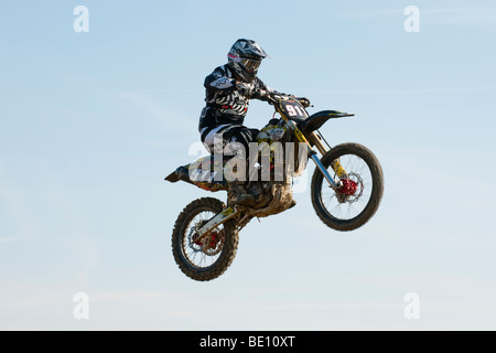 Motocross à Elsworth Banque D'Images