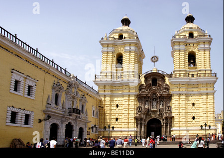 L'église de San Francisco, Lima, Pérou Banque D'Images