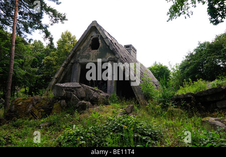 Maybach, complexe détruit Seconde Guerre mondiale bunker de haut commandement de l'armée allemande en Wuensdorf Banque D'Images