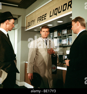 Le SAINT - UK TV series (1960) avec Roger Moore comme Simon Templar Banque D'Images