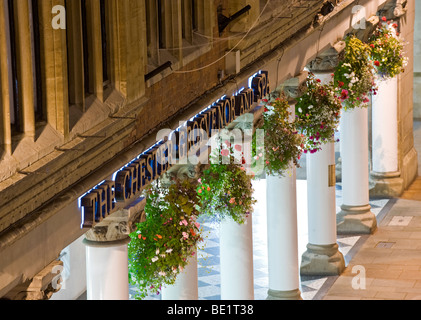 Le Chester Grosvenor And Spa Hotel la nuit, Eastgate Street, Chester, Cheshire, Angleterre, RU Banque D'Images