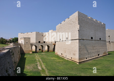 Castello Svevo, Barletta, province de Barletta-Andria-Trani, Région des Pouilles, Italie Banque D'Images