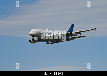 Airbus A380 en vol Banque D'Images