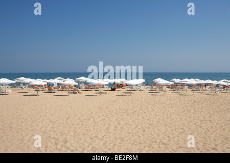 Belle plage de sable Banque D'Images