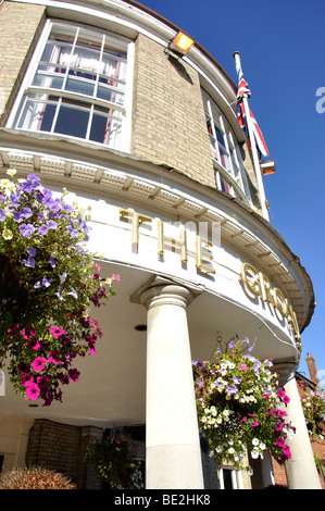 Le Grosvenor Hotel, High Street, Stockbridge, Hampshire, Angleterre, Royaume-Uni Banque D'Images