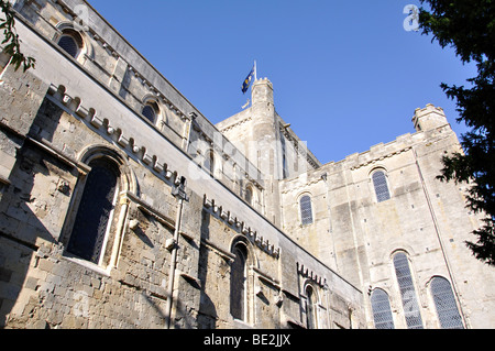 L'Abbaye de Romsey, Romsey, Hampshire, Angleterre, Royaume-Uni Banque D'Images