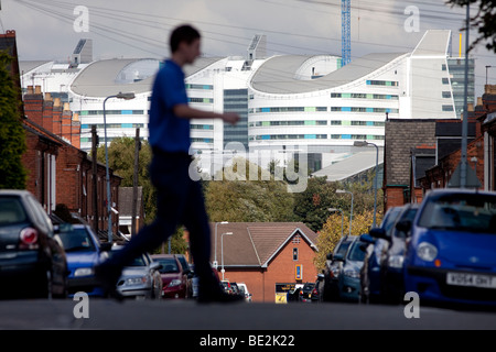 Une vue de la nouvelle reine Elizabeth Super hôpital qui est ouvert en 2010, Birmingham, Angleterre, RU Banque D'Images