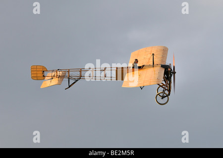 Réplique de la légendaire du Blériot XI La Manche, la plus grande réunion de vintage des avions à Hahnweide, Kirchheim-Teck, Baden-W Banque D'Images