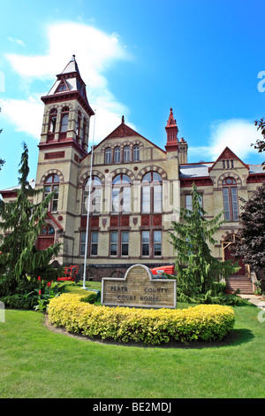 Palais de justice du comté de Perth, à Stratford, Ontario, Canada Banque D'Images