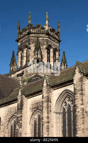 Royaume-uni, Angleterre, Staffordshire, Stafford, Saint Marys Collégiale exterior Banque D'Images