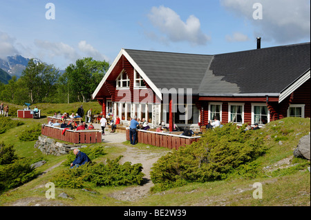 Inn at le glacier Svartisen, Norway, Scandinavia, Europe Banque D'Images