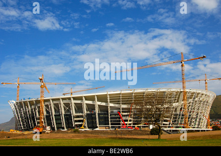 Championnat du Monde de football 2010, le stade de soccer de Green Point en construction, Cape Town, Afrique du Sud Banque D'Images