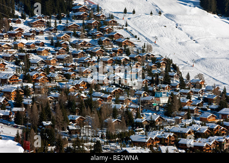 Verbier, Valais, région 4 Vallées, Alpes Bernoises, Suisse Banque D'Images