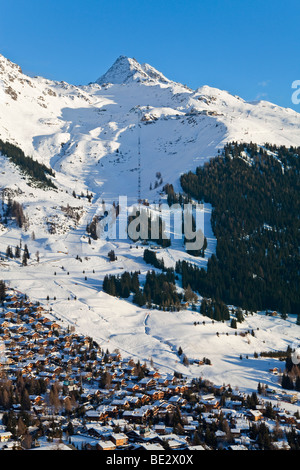 Verbier, Valais, région 4 Vallées, Alpes Bernoises, Suisse Banque D'Images