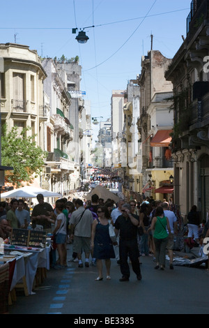 Marché de rue de San Telmo, Buenos Aires, Argentine Banque D'Images