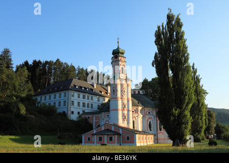 Karlskirche, Église de Saint Charles Borromée, Volders, vallée de l'Inn, Tyrol, Autriche, Europe Banque D'Images