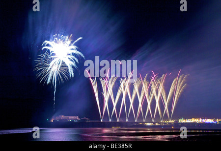 Championnats du monde d'artifice,North Pier, Blackpool, Lancashire, UK Banque D'Images