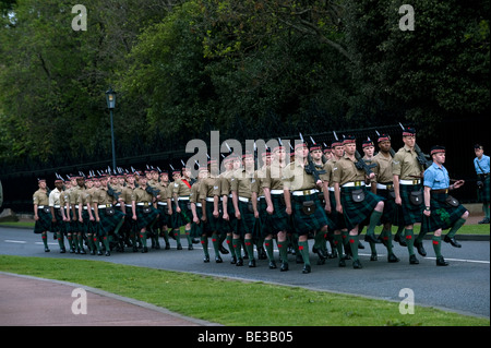 Régiment des gardes écossais, Edimbourg, Ecosse, Royaume-Uni, Europe Banque D'Images