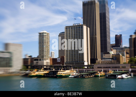 Au terminal de ferry de Circular Quay. Sydney, New South Wales, Australia Banque D'Images