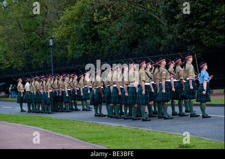 Régiment des gardes écossais, Edimbourg, Ecosse, Royaume-Uni, Europe Banque D'Images