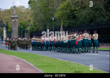 Régiment des gardes écossais, Edimbourg, Ecosse, Royaume-Uni, Europe Banque D'Images