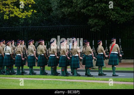 Régiment des gardes écossais, Edimbourg, Ecosse, Royaume-Uni, Europe Banque D'Images