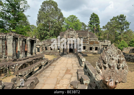 Complexe du temple Banteay Kdei, Angkor, Cambodge, Asie Banque D'Images