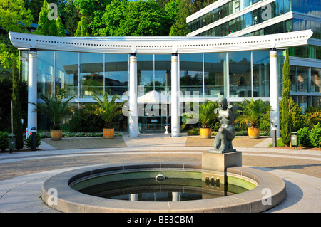 De l'entrée de Caracalla hot springs et piscine publique, Baden-Baden, Forêt-Noire, Bade-Wurtemberg, Allemagne, Banque D'Images