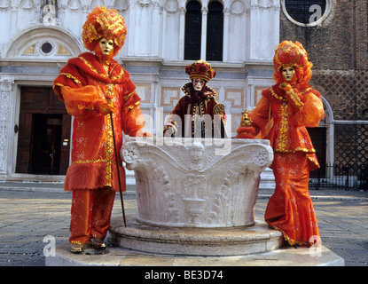 Waltraud Konrad et Ewald Neudinger, Autriche, Carnaval, Venise, Italie, Europe Banque D'Images