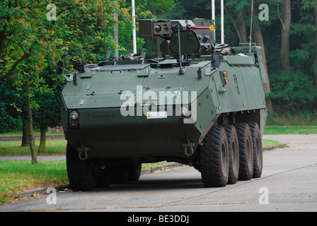 Le Piranha IIIC de l'armée belge. Banque D'Images