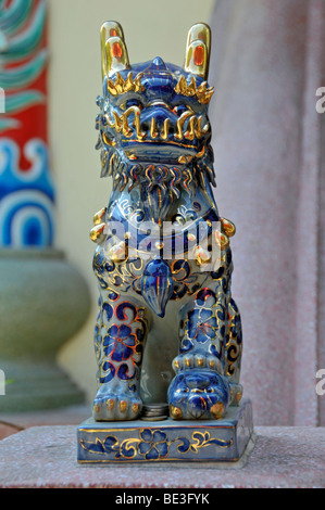 Dragon chinois, temple chinois à Bangkok, Thailande, Asie Banque D'Images