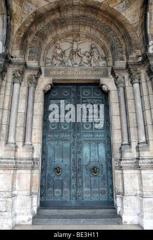 Portail, Sacré-Coeur, Paris, France, Europe Banque D'Images