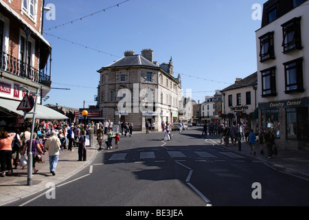 High Street Swanage Dorset Banque D'Images