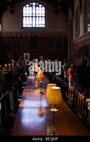 Grande salle, "Christ Church College, Université d'Oxford, England, UK Banque D'Images