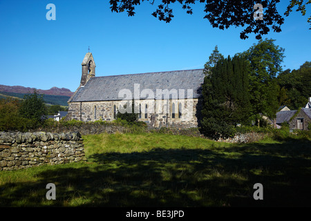 L'église St Mary, de Beddgelert, Gwynedd, au nord du Pays de Galles, Royaume-Uni Banque D'Images