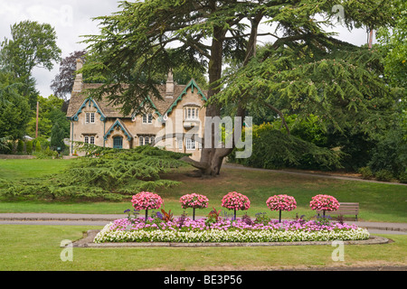 Le Royal Victoria Park, jardins botaniques, baignoire, Gloucestershire, Cotswolds, en Angleterre, juillet 2009 Banque D'Images