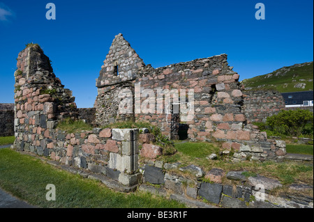 Ancien couvent, Iona, Ecosse, Royaume-Uni, Europe Banque D'Images