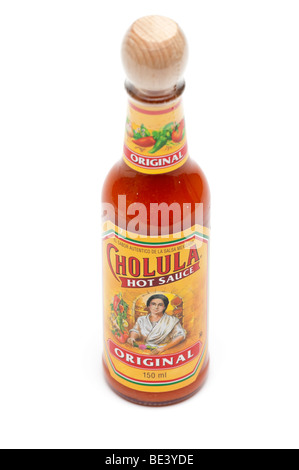 Bouteille de Cholula 'hot sauce' Banque D'Images