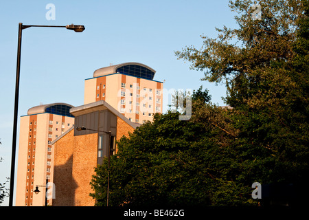 City Apartments in early morning light. Banque D'Images