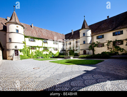 Abbaye bénédictine St Mary et Markus, Abbaye de l'île de Reichenau, Mittelzell, Lac de Constance, Bade-Wurtemberg, Allemagne, Europe Banque D'Images