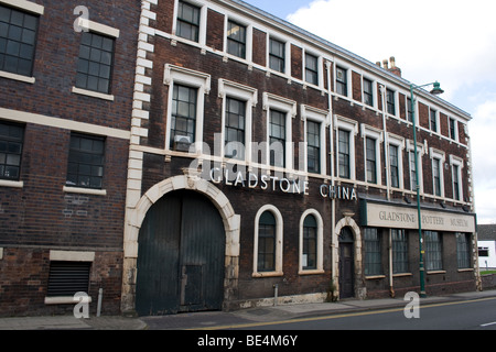 La Chine Gladstone pottery factory, Longton, Stoke-on-Trent Banque D'Images