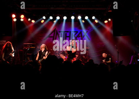 Groupe de metal américain aimerait vivre à l'Anthrax Schueuer, Lucerne, Suisse Banque D'Images