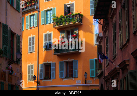 Vielle ville (vieille ville) de Nice, France Banque D'Images